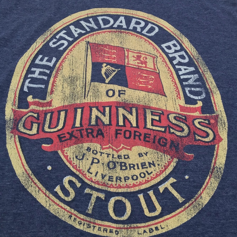 🍀Guinness | Men’s Irish Stout Beer Graphic Tee - Picture 3 of 4